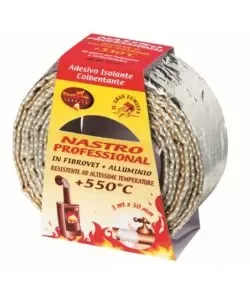 Consegna Rapida Nastro isolante best fire "professional" in tessuto di vetro rivestito in alluminio,50 mm x 3 mt